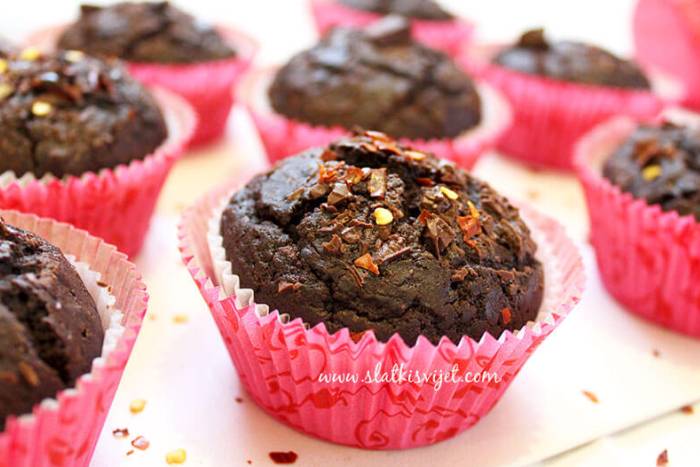 Čokoladni muffini s čilijem