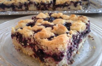 PRHKI VOĆNI KOLAČ S BOROVNICAMA: Odličan recept s detaljnim video uputama Prhki voćni kolač s borovnicama