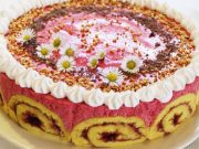 ROLADA TORTA S MALINAMA I LIMUNOM: Lagana i osvježavajuća, a iznad svega dekorativna Rolada torta s malinama i limunom