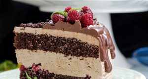 Čokoladna torta - Čokoladno malinasti oblak